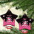 Breast Cancer Christmas Ceramic Ornament Merry Pinkmas - Wonder Print Shop