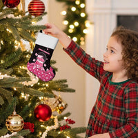 Breast Cancer Christmas Stocking Merry Pinkmas - Wonder Print Shop