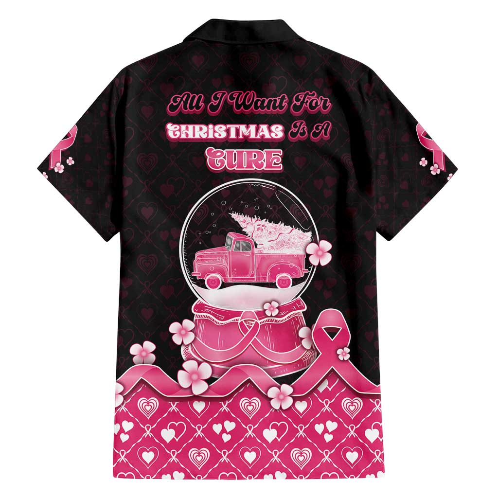 Breast Cancer Christmas Family Matching Long Sleeve Bodycon Dress and Hawaiian Shirt Merry Pinkmas - Wonder Print Shop