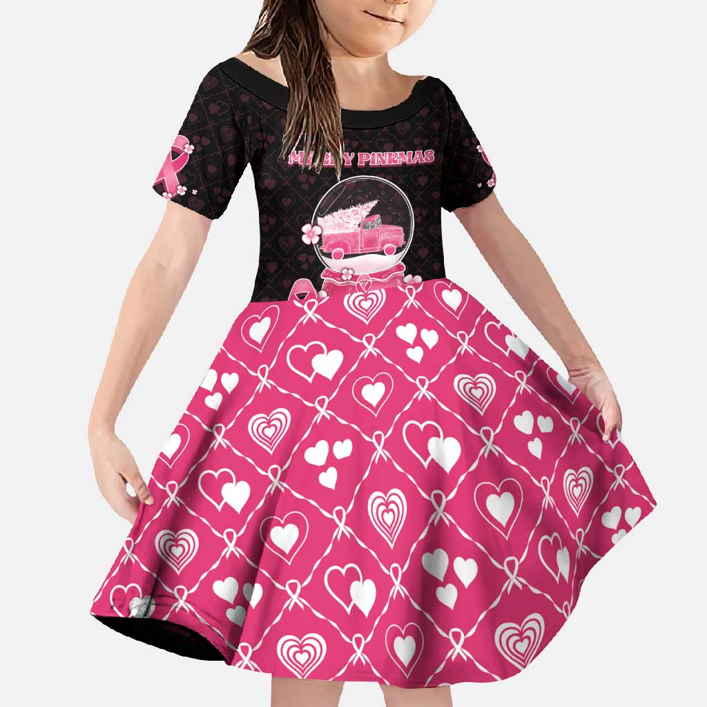 Breast Cancer Christmas Family Matching Mermaid Dress and Hawaiian Shirt Merry Pinkmas - Wonder Print Shop