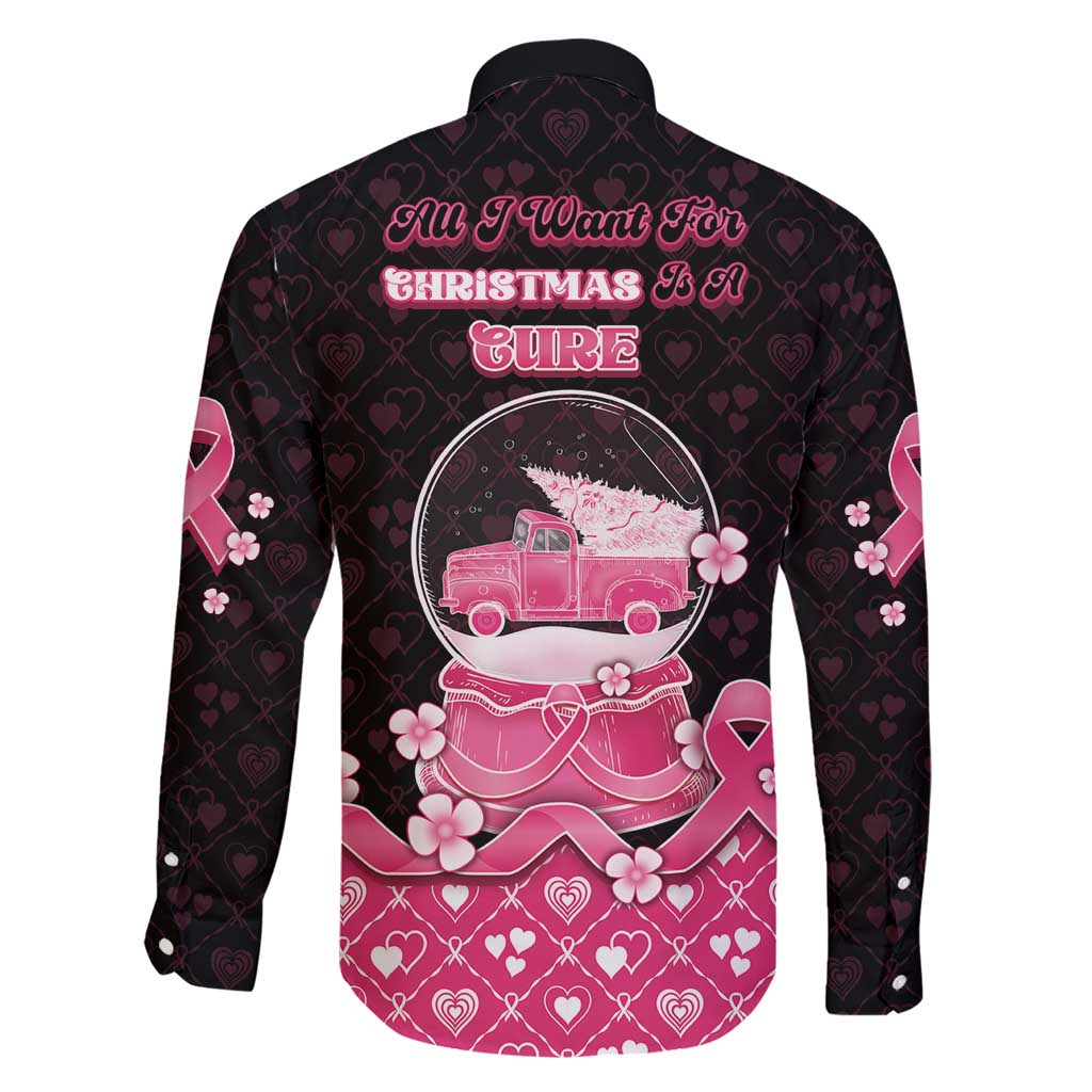 Breast Cancer Christmas Family Matching Short Sleeve Bodycon Dress and Hawaiian Shirt Merry Pinkmas - Wonder Print Shop