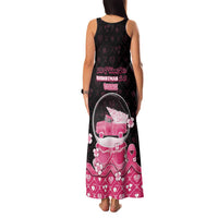 Breast Cancer Christmas Family Matching Tank Maxi Dress and Hawaiian Shirt Merry Pinkmas - Wonder Print Shop