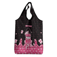 Breast Cancer Christmas Grocery Bag Merry Pinkmas - Wonder Print Shop