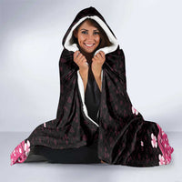 Breast Cancer Christmas Hooded Blanket Merry Pinkmas - Wonder Print Shop