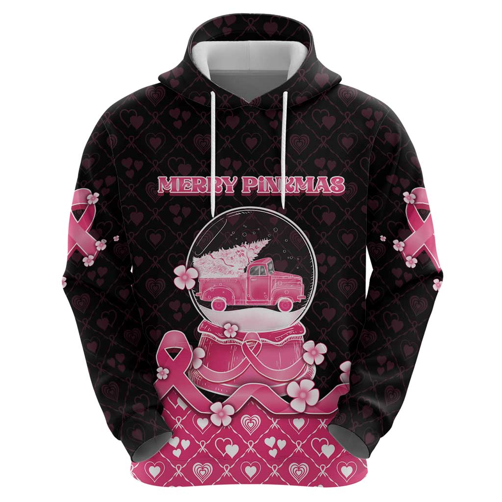 Breast Cancer Christmas Hoodie Merry Pinkmas - Wonder Print Shop