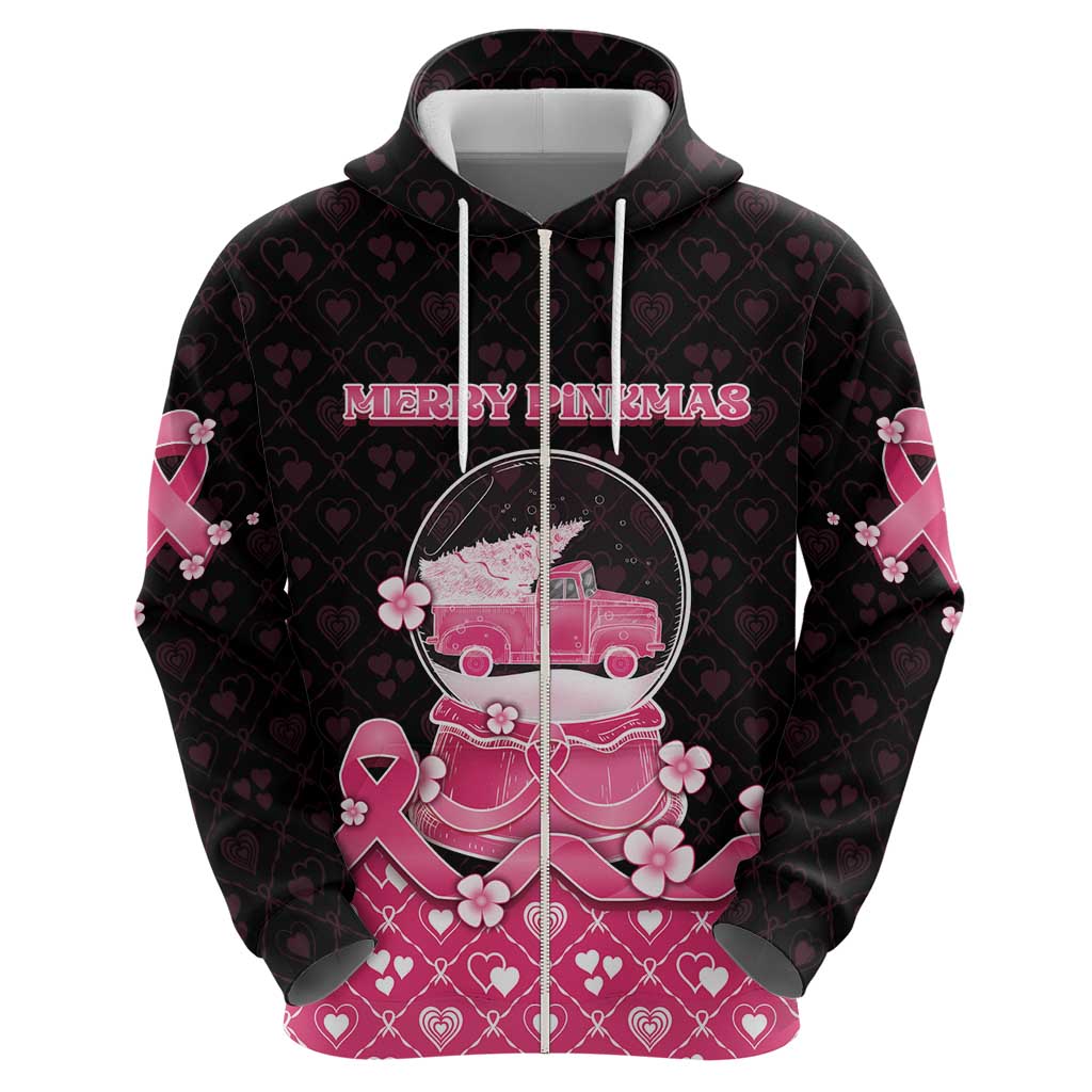 Breast Cancer Christmas Hoodie Merry Pinkmas - Wonder Print Shop