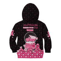 Breast Cancer Christmas Kid Hoodie Merry Pinkmas - Wonder Print Shop