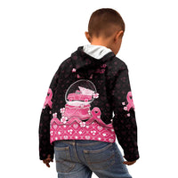 Breast Cancer Christmas Kid Hoodie Merry Pinkmas - Wonder Print Shop