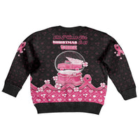 Breast Cancer Christmas Kid Ugly Christmas Sweater Merry Pinkmas - Wonder Print Shop