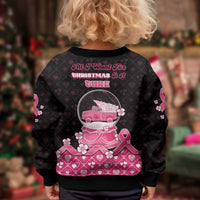 Breast Cancer Christmas Kid Ugly Christmas Sweater Merry Pinkmas - Wonder Print Shop