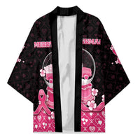Breast Cancer Christmas Kimono Merry Pinkmas - Wonder Print Shop