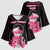 Breast Cancer Christmas Kimono Sleeve Blouse Merry Pinkmas - Wonder Print Shop