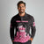 Breast Cancer Christmas Long Sleeve Polo Shirt Merry Pinkmas - Wonder Print Shop