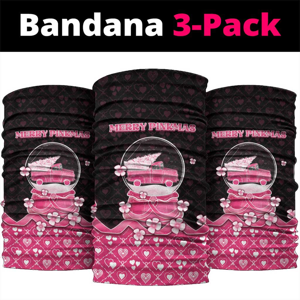Breast Cancer Christmas Neck Gaiter Merry Pinkmas - Wonder Print Shop