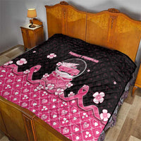Breast Cancer Christmas Quilt Merry Pinkmas - Wonder Print Shop