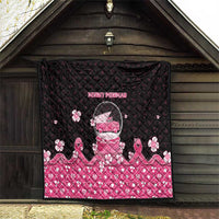 Breast Cancer Christmas Quilt Merry Pinkmas - Wonder Print Shop