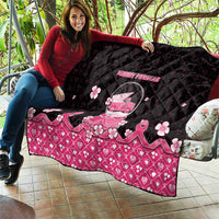 Breast Cancer Christmas Quilt Merry Pinkmas - Wonder Print Shop