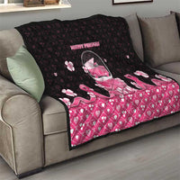 Breast Cancer Christmas Quilt Merry Pinkmas - Wonder Print Shop