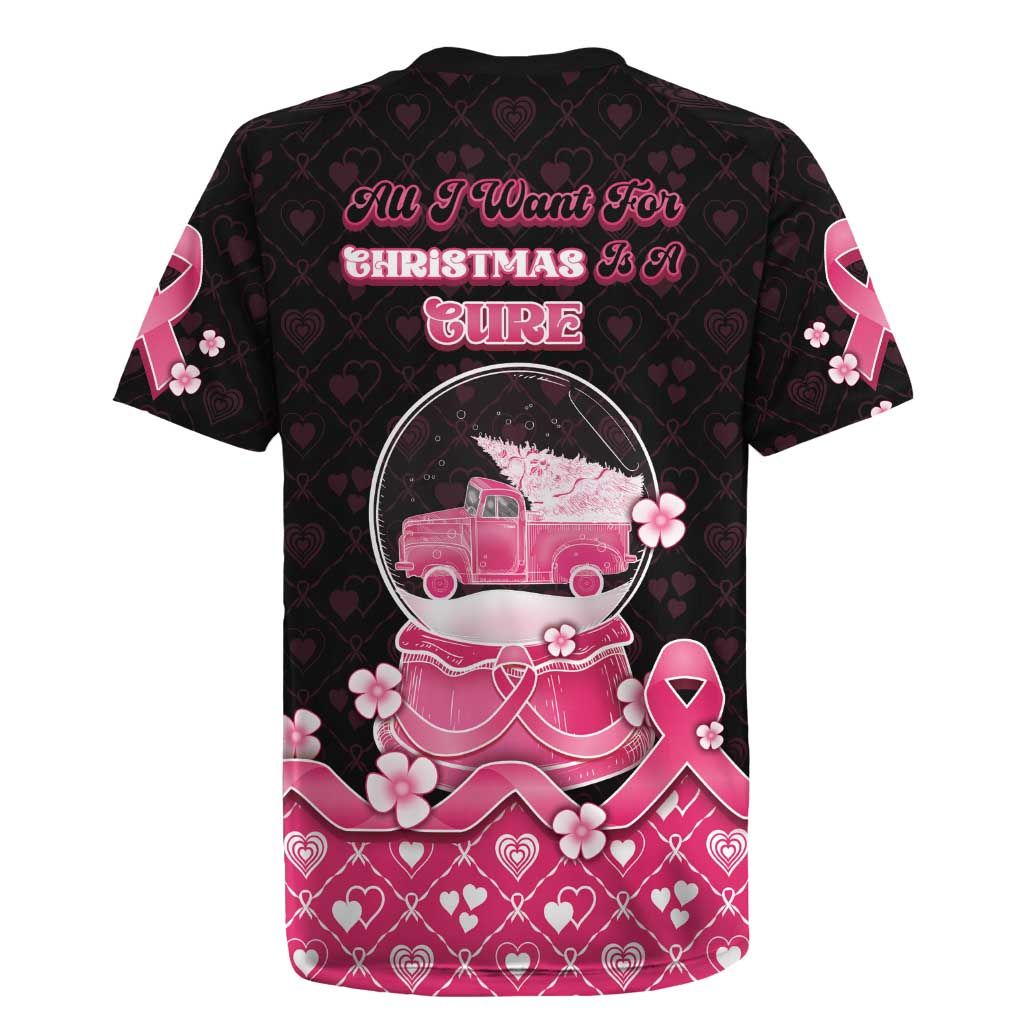 Breast Cancer Christmas Rugby Jersey Merry Pinkmas - Wonder Print Shop