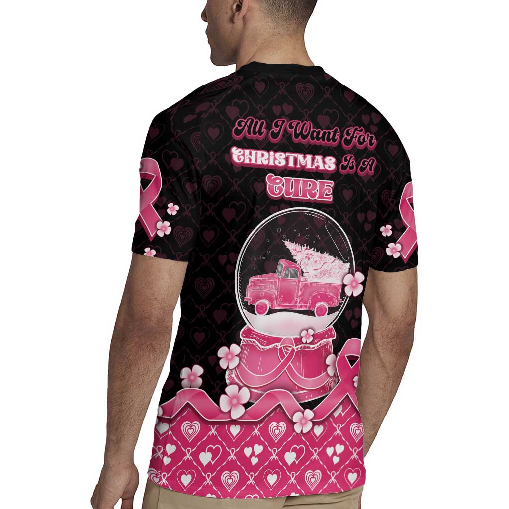 Breast Cancer Christmas Rugby Jersey Merry Pinkmas - Wonder Print Shop