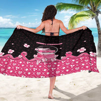 Breast Cancer Christmas Sarong Merry Pinkmas - Wonder Print Shop