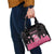 Breast Cancer Christmas Shoulder Handbag Merry Pinkmas - Wonder Print Shop
