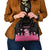 Breast Cancer Christmas Shoulder Handbag Merry Pinkmas - Wonder Print Shop