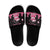 Breast Cancer Christmas Slide Sandals Merry Pinkmas - Wonder Print Shop