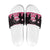Breast Cancer Christmas Slide Sandals Merry Pinkmas - Wonder Print Shop