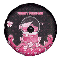Breast Cancer Christmas Spare Tire Cover Merry Pinkmas - Wonder Print Shop