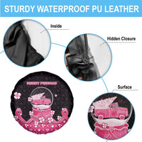Breast Cancer Christmas Spare Tire Cover Merry Pinkmas - Wonder Print Shop