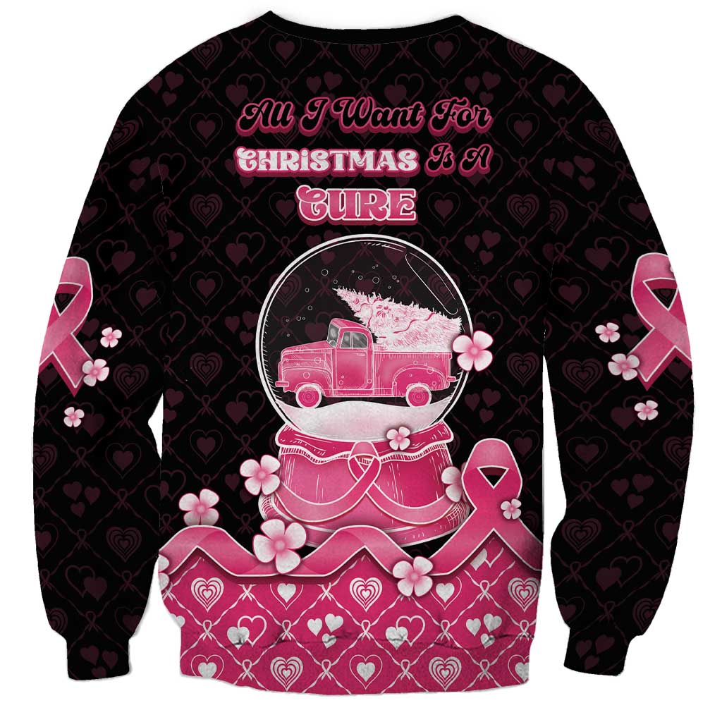 Breast Cancer Christmas Sweatshirt Merry Pinkmas - Wonder Print Shop