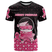 Breast Cancer Christmas T Shirt Merry Pinkmas - Wonder Print Shop