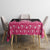 Breast Cancer Christmas Tablecloth Merry Pinkmas - Wonder Print Shop