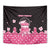 Breast Cancer Christmas Tapestry Merry Pinkmas - Wonder Print Shop