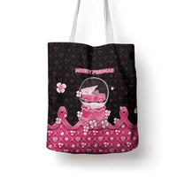 Breast Cancer Christmas Tote Bag Merry Pinkmas - Wonder Print Shop