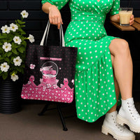 Breast Cancer Christmas Tote Bag Merry Pinkmas - Wonder Print Shop
