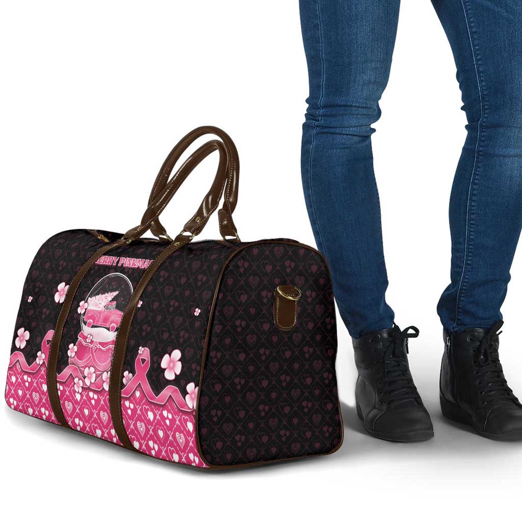 Breast Cancer Christmas Travel Bag Merry Pinkmas - Wonder Print Shop