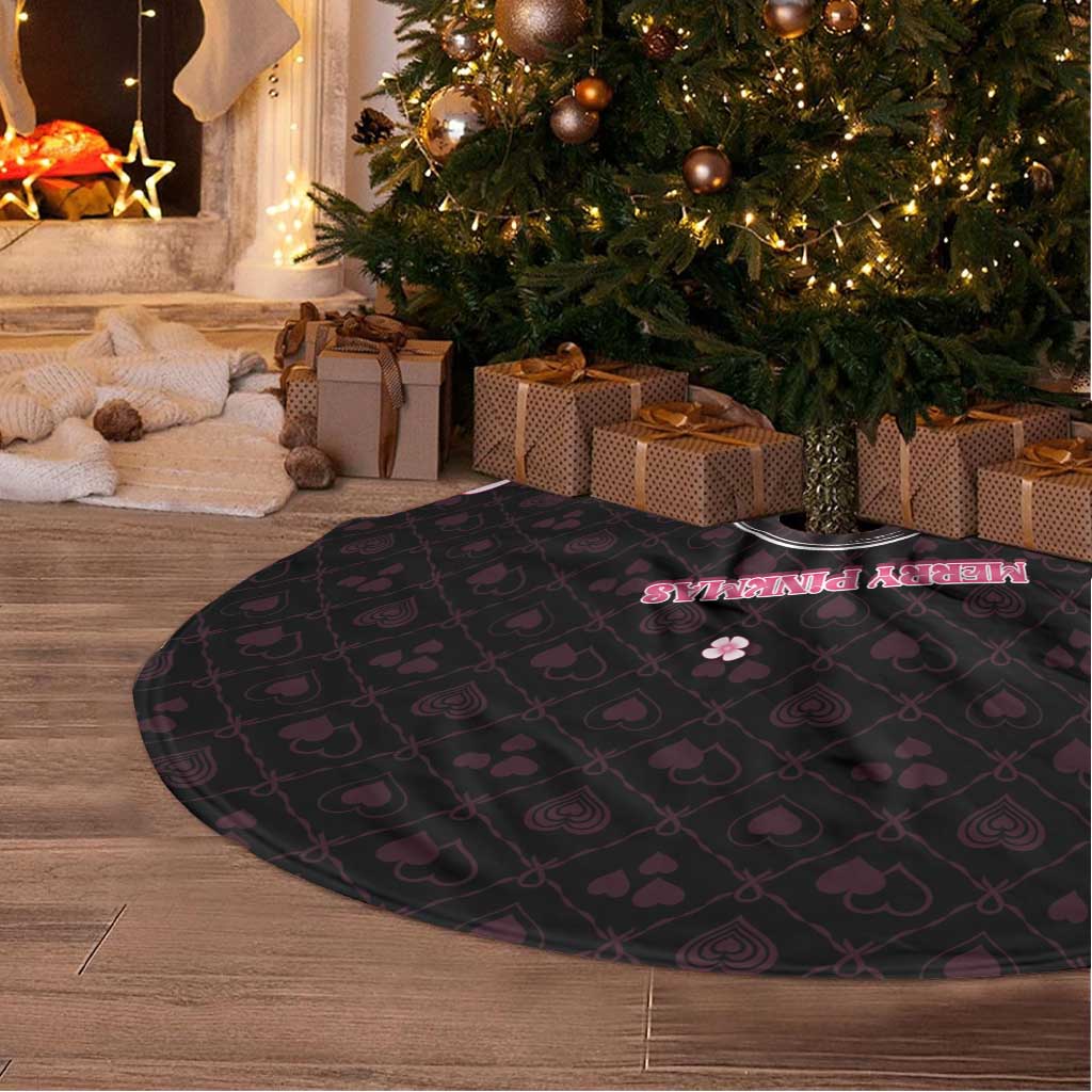 Breast Cancer Christmas Tree Skirt Merry Pinkmas - Wonder Print Shop