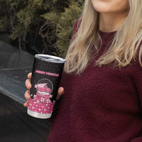 Breast Cancer Christmas Tumbler Cup Merry Pinkmas - Wonder Print Shop