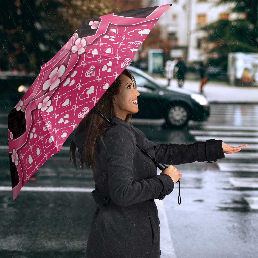 Breast Cancer Christmas Umbrella Merry Pinkmas - Wonder Print Shop