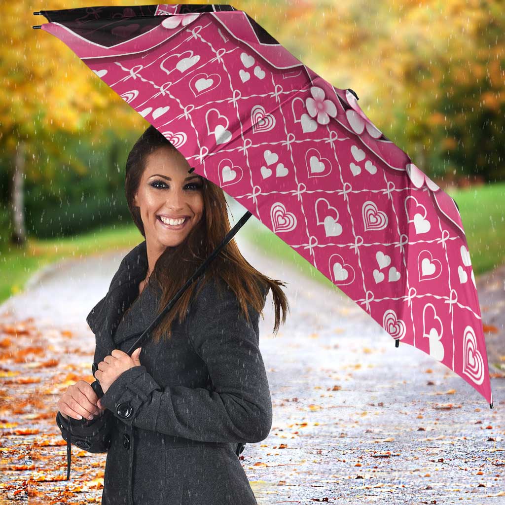 Breast Cancer Christmas Umbrella Merry Pinkmas - Wonder Print Shop