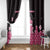 Breast Cancer Christmas Window Curtain Merry Pinkmas - Wonder Print Shop