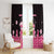 Breast Cancer Christmas Window Curtain Merry Pinkmas - Wonder Print Shop