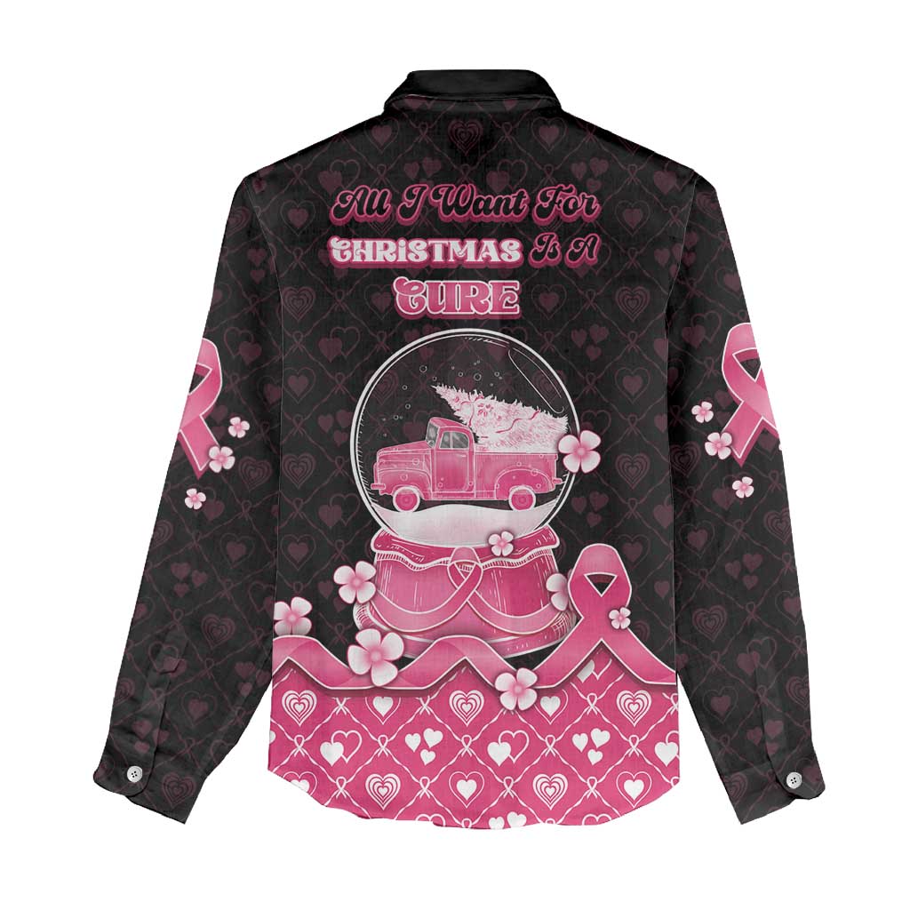 Breast Cancer Christmas Women Casual Shirt Merry Pinkmas - Wonder Print Shop