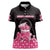 Breast Cancer Christmas Women Polo Shirt Merry Pinkmas - Wonder Print Shop