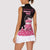 Breast Cancer Christmas Women Sleeveless Polo Shirt Merry Pinkmas - Wonder Print Shop