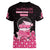 Breast Cancer Christmas Women V-Neck T-Shirt Merry Pinkmas - Wonder Print Shop