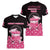 Breast Cancer Christmas Women V-Neck T-Shirt Merry Pinkmas - Wonder Print Shop