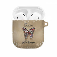 Butterfly Christmas AirPods Case Freedom Is For Everyone - Wonder Print Shop